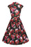 Lady Vintage Eva Dress in Red Roses