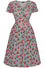 Lady Vintage Lyra Dress in Cherry Gingham