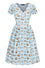 Lady Vintage Lyra Dress in Hedgehugs