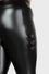 Killstar Stealth of Heart Leggings Wet Look Faux Leather with Buckle Detail