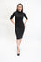 Heart of Haute Super Spy Dress in Black Soft and Stretchy