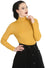 Hell Bunny Spiros Knitted Top in Mustard