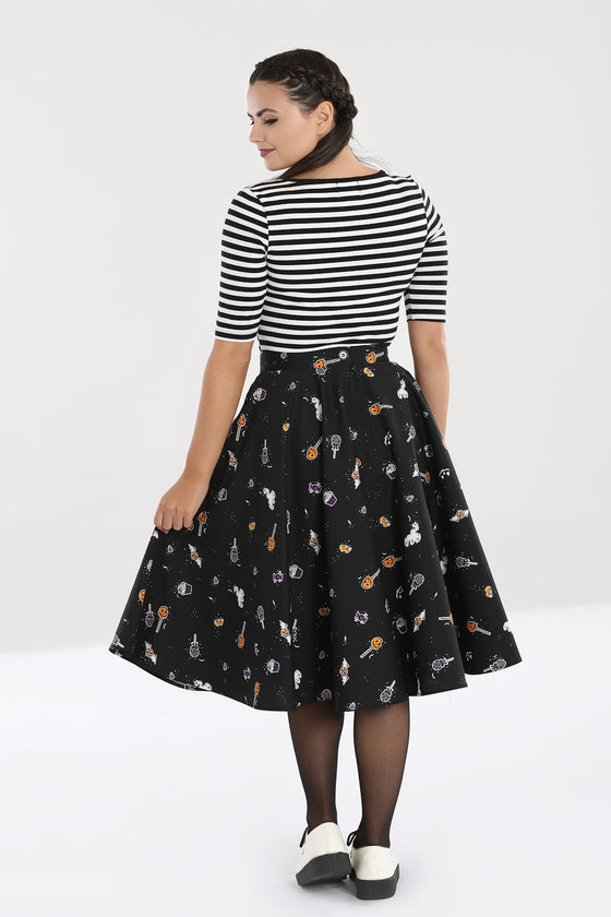 Hell Bunny Trick or Treat 50's Skirt