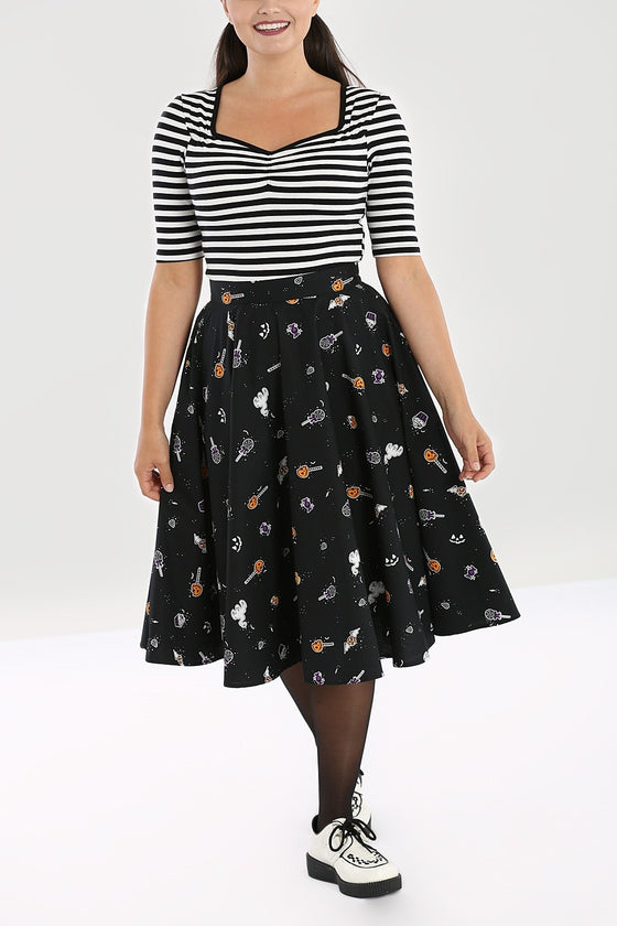 Hell Bunny Trick or Treat 50's Skirt