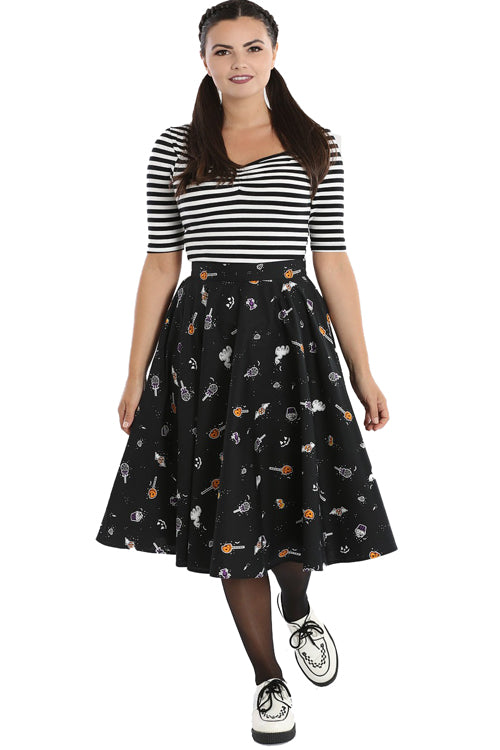 Hell Bunny Trick or Treat 50's Skirt