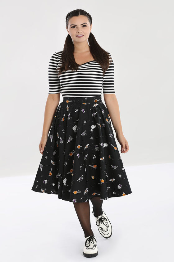 Hell Bunny Trick or Treat 50's Skirt