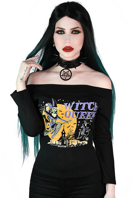 Killstar Witch Queen Bardot Top