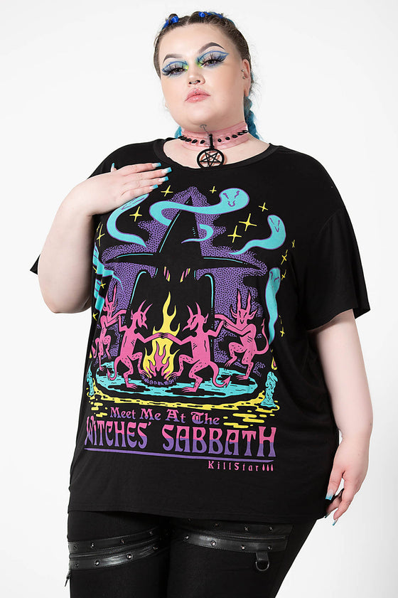 Killstar Witches Sabbath Relaxed Top T-shirt