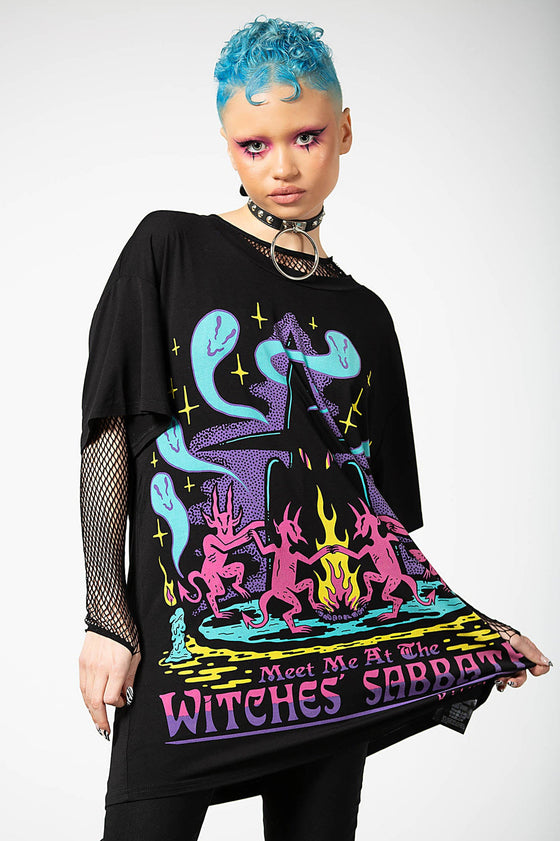 Killstar Witches Sabbath Relaxed Top T-shirt
