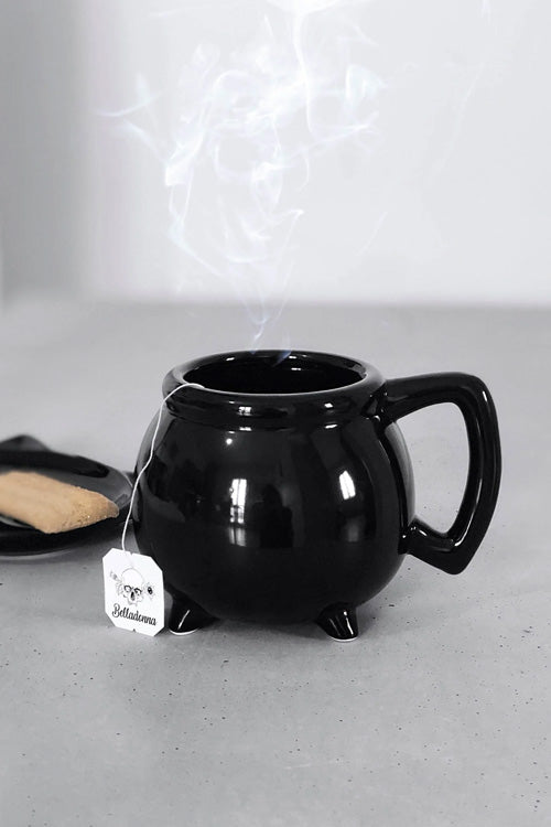 Killstar Wicca Mug Black Cauldron