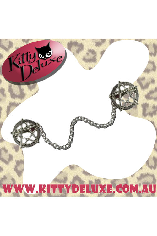 Kitty Deluxe Cardigan Clips in Wiccan Ways