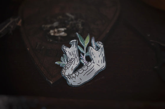 Lively Ghosts Wilted Enamel Pin