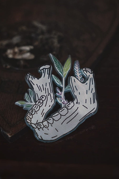 Lively Ghosts Wilted Enamel Pin