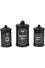 Killstar Witches Jars Set of 3