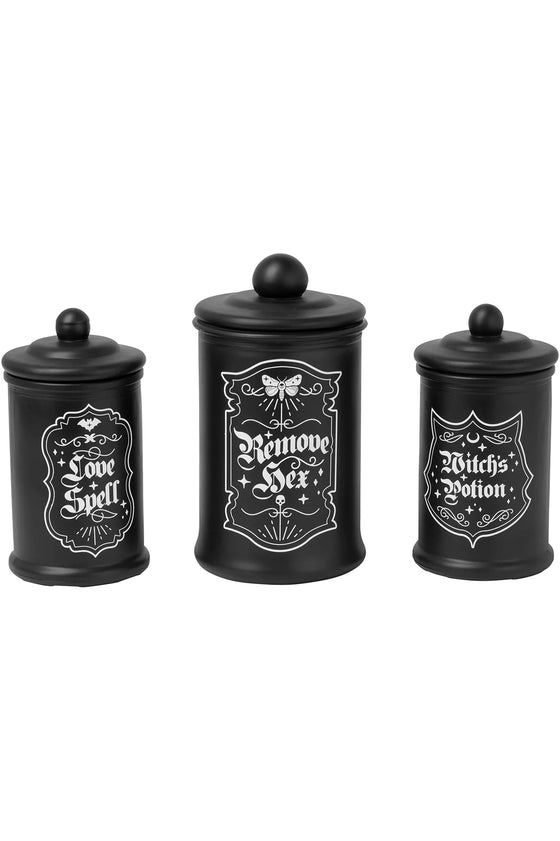 Killstar Witches Jars Set of 3