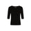Collectif Chrissie Plain Knit Top in Black