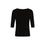 Collectif Chrissie Plain Knit Top in Black
