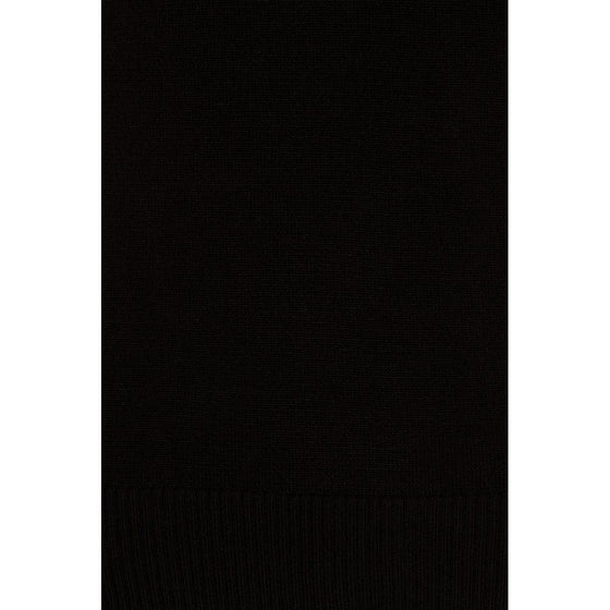 Collectif Chrissie Plain Knit Top in Black