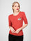 Collectif Chrissie Witches Garden Knit Top Jumper in Red