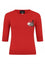 Collectif Chrissie Witches Garden Knit Top Jumper in Red