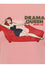 Collectif Drama Queen T-Shirt in Pink