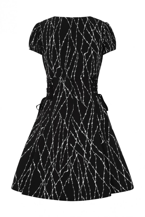 Hell Bunny Barbed Wire Mini Dress