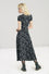 Hell Bunny Hello Goodbye Dress Maxi Ouija Halloween Print