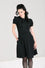 Hell Bunny Catherine Mid Dress in Classic Black