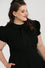 Hell Bunny Catherine Mid Dress in Classic Black