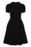 Hell Bunny Catherine Mid Dress in Classic Black