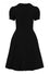 Hell Bunny Catherine Mid Dress in Classic Black