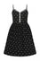 Hell Bunny Ribcage Babydoll Dress Ribcage Hearts with Stripe Detail