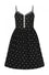 Hell Bunny Ribcage Babydoll Dress Ribcage Hearts with Stripe Detail