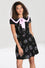 Hell Bunny Merry Mini Dress Statement Collar Christmas