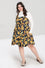 Hell Bunny Sunflower Pinafore Dress