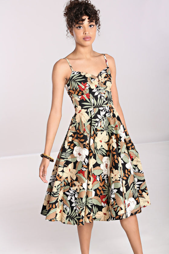 Hell Bunny Adelaida Dress Retro Floral