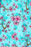 Hell Bunny Louella Dress Aqua Cherry Blossom Floral