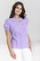 Hell Bunny Calliste Blouse in Lavender