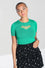 Hell Bunny Bat Knitted Top in Green