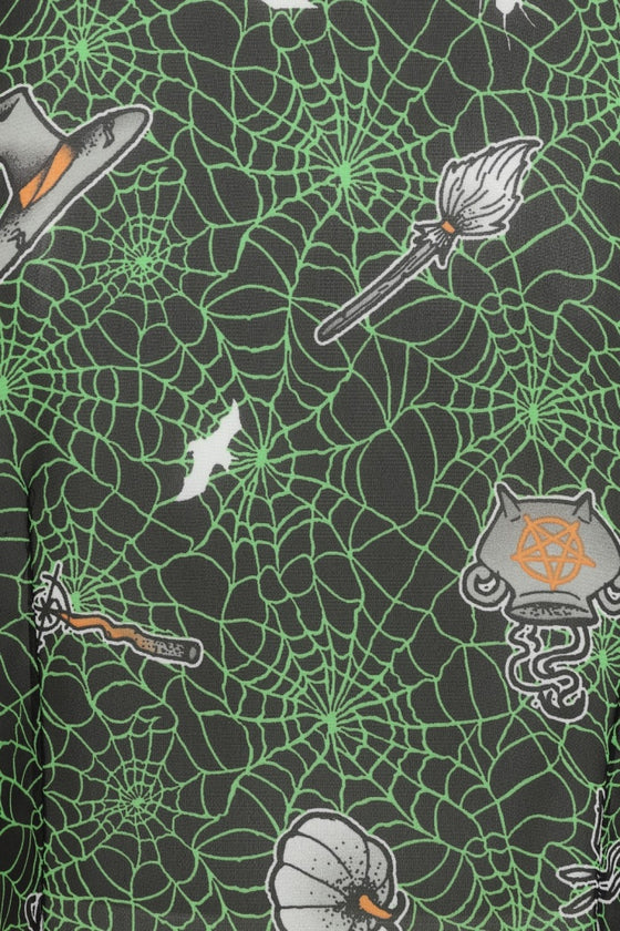Hell Bunny Hex Sheer Blouse