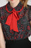 Hell Bunny Perry Blouse Fireworks and Hearts