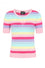 Hell Bunny Love Heart Top in Rainbow Colours