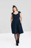 Hell Bunny Aberdeen 50s Dress in Dublin Tartan Green and Navy