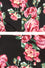 Lady Vintage Isabella Dress in Pink and Black Rose Classic