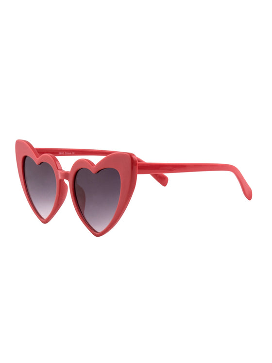Collectif Love Is In The Air Red Heart Sunglasses