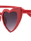 Collectif Love Is In The Air Red Heart Sunglasses