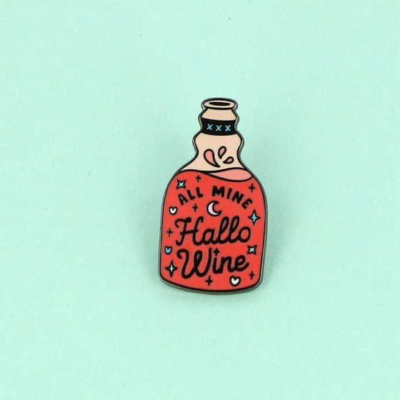Punky Pins All Mine Hallo-Wine Enamel Pin Halloween