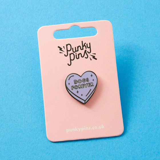 Punky Pins Dogs Forever Enamel Pin