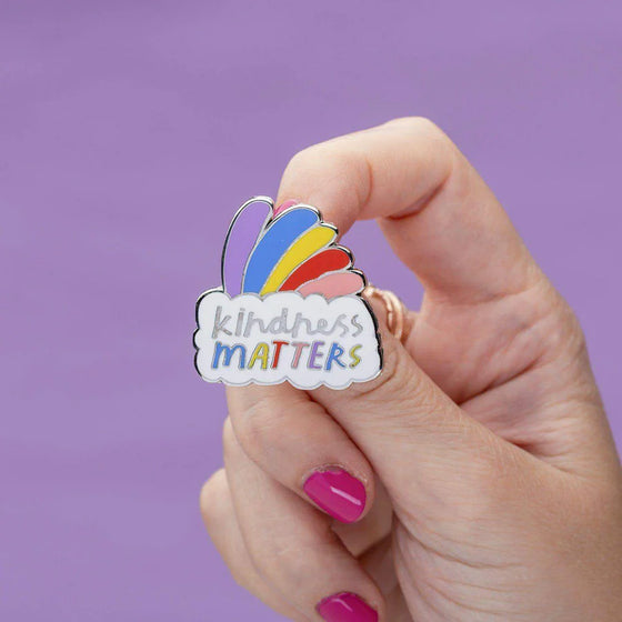 Punky Pins Kindness Matters Enamel Pin Better World