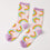 Punky Pins Rainbow Print Socks